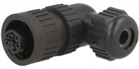 Разъем круглый 10 А, 250 В, 6+PE, IP67, 7 контактов Hirschmann CA 6 W LD