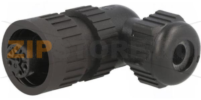 Разъем круглый 10 А, 250 В, 6+PE, IP67, 7 контактов Hirschmann CA 6 W LD 