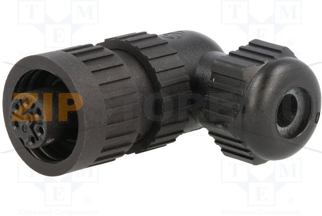 Разъем круглый 10 А, 250 В, 6+PE, IP67, 7 контактов Hirschmann CA 6 W LD 