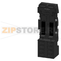 SIMATIC DP, ET 200ISP, ТЕРМИНАЛЬНЫЙ МОДУЛЬ TM-EM/EM60C ДЛЯ УСТАНОВКИ ДВУХ ЭЛЕКТРОННЫХ МОДУЛЕЙ, КОНТАКТЫ-ЗАЩЕЛКИ Siemens 6ES7193-7CA10-0AA0