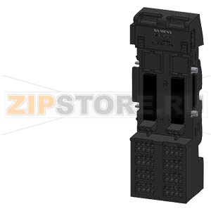 SIMATIC DP, ET 200ISP, ТЕРМИНАЛЬНЫЙ МОДУЛЬ TM-EM/EM60C ДЛЯ УСТАНОВКИ ДВУХ ЭЛЕКТРОННЫХ МОДУЛЕЙ, КОНТАКТЫ-ЗАЩЕЛКИ Siemens 6ES7193-7CA10-0AA0 