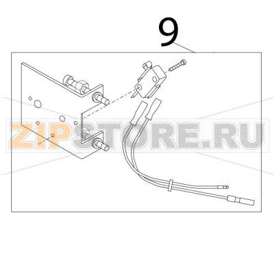 Fitting for microswitch compl. Bear Varimixer AR80 VL-1S Fitting for microswitch compl. Bear Varimixer AR80 VL-1SЗапчасть на деталировке под номером: 9
