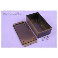 Корпус 152x82x51 мм, материал: пластик, черный, 1 шт Hammond 1591XXDSFLBK
