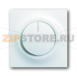 Накладка с ручкой и лампой для поворотного светорегулятора, альпийский белый ABB 2CKA006599A2084 