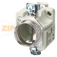 DIAZED ОСНОВАНИЕ ПЛАВКОЙ ВСТАВКИ DII/25A AC DC 500V 1-ПОЛЮСНЫЙ, КРЕПЛ. НА ЗАЩЕЛКАХ КОНТАКТ: ЗАЖИМНАЯ СКОБА Siemens 5SF1005