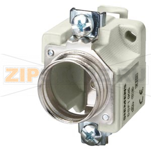 DIAZED ОСНОВАНИЕ ПЛАВКОЙ ВСТАВКИ DII/25A AC DC 500V 1-ПОЛЮСНЫЙ, КРЕПЛ. НА ЗАЩЕЛКАХ КОНТАКТ: ЗАЖИМНАЯ СКОБА Siemens 5SF1005 