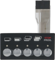 PUSH-BUTTON MEMBRANE 5-BUTTONS POLARIS
