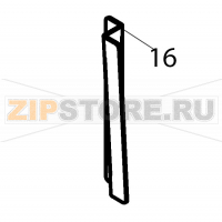 Rear filter guide Fagor AD-90