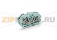 Проходные клеммы; 4 mm; Шаг контактов 7 мм; 1-пол.; CAGE CLAMP®; 4,00 mm; синие Wago 826-160/000-006