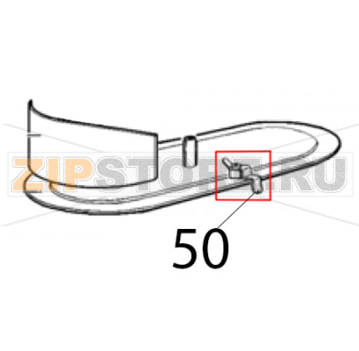 Top cover light contact Ugolini MT 3 Top cover light contact Ugolini MT 3Запчасть на деталировке под номером: 50