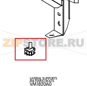 Lateral supports M6 fixing bolts Unox XVC 205 Lateral supports M6 fixing bolts Unox XVC 205Запчасть на деталировке под номером: 61Название запчасти на английском языке: 3/4 Fem. Union +Filter + Nonreturn valve Unox XVC 205