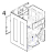 Rear panel Fagor LA-25 TP2 E