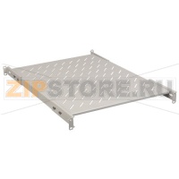 ITK 19" усиленная стационарная полка глубиной 400мм, стат. нагрузка до 200кг, серая