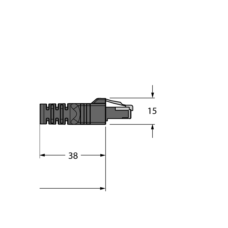 Кабель Ethernet Turck RSS RJ45S 841-15M 