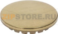 BURNER CAP PRINTED BRASS POLISHED
