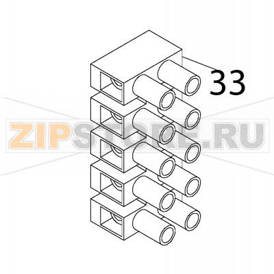 Connection strip Fagor AD-90 Connection strip Fagor AD-90Запчасть на деталировке под номером: 33Название запчасти Fagor на английском языке: Connection strip AD-90.