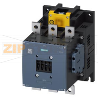 Силовой контактор, AC-3 265 A, 132 кВт/400 В Катушка 50/60 Гц AC и 96–127 В DC x (0,8–1,1) Вход F-ПЛК 24 В DC 3-полюсн., типоразмер S10, Вспомогательные контакты 2 НО + 2 НЗ Главная цепь: шина Цепь управления и вспомогательная цепь: винтовой зажим Siemens