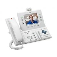 IP-видеотелефон 48 В/DC, 2xGE (PoE), 5 линий, SIP, RJ-45, 640х480 пкс Cisco CP-9951-W-CAM-K9