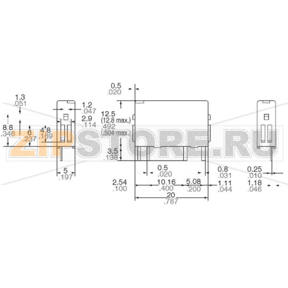 Реле электромагнитное 24 В/DC, 5 А, 1 шт Panasonic PA1A24 