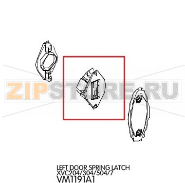 Left door spring latch Unox XBC 805  Left door spring latch Unox XBC 805Запчасть на деталировке под номером: 83Название запчасти на английском языке: Left door spring latch Unox XBC 805