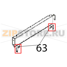 Front corner element Angelo Po FM611E1 Front corner element Angelo Po FM611E1Запчасть на деталировке под номером: 63