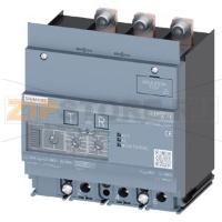 residual current device RCD520B Basic RCD type B or B+ load-side mounted rated resid. current 0.03...5A adjustable tv 0...10,000ms 3-pole In=160A Ue=127-690V accessory for: 3VA1 Siemens 3VA9113-0RL21