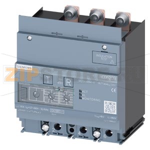 residual current device RCD520B Basic RCD type B or B+ load-side mounted rated resid. current 0.03...5A adjustable tv 0...10,000ms 3-pole In=160A Ue=127-690V accessory for: 3VA1 Siemens 3VA9113-0RL21 