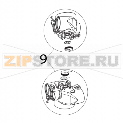 Corpo braccio Elettrobar Fast 160 DP Corpo braccio Elettrobar Fast 160 DPЗапчасть на деталировке под номером: 9