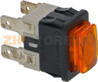 BIPOLAR SWITCH ORANGE 16A 250V