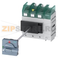 SENTRON, Molded case switch 3LD5 UL, Main switch, 4-pole, certified according to UL489 UL60947-4-1 and IEC60947-3, UL: 150A, SCCR 50kA at 480VAC, Operating power at 480VAC 3-phase: 100hp, IEC: 160A, Operating power at AC-23A at 400V: 75kW, floor mounting