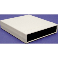 Корпус плоский 180x206x64 мм, материал: полистирол, серый, 1 шт Hammond 1598DSGYPBK