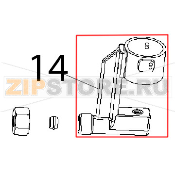 Raccordo p/ugello Angelo Po 291FAGF Raccordo p/ugello Angelo Po 291FAGFЗапчасть на деталировке под номером: 14