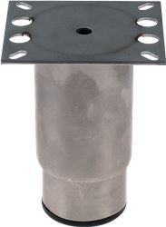 ADJUSTABLE FOOT ST./STEEL ø 21/2 