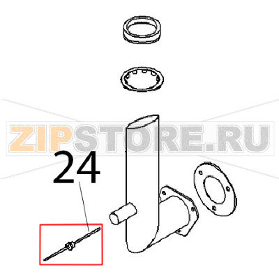 Termoresistenz PT1000 Angelo Po BX61E Termoresistenz PT1000 Angelo Po BX61EЗапчасть на деталировке под номером: 24