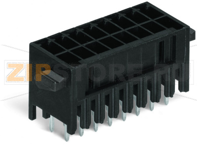 MCS MINI HD Вилка THT, 2-рядн.; 0.8 x 0.8 mm solder pin; прямые; 100% защита от неправильного подсоединения; Рычаги; Шаг контактов 3,5 мм; 2 x 9-полюсов; черные Wago 713-1469/037-000 Корпус вилок отливается из изоляционного материала, пригодного для пайки оплавлением припоя без использования свинцаРазделенные разъемы выводов предотвращают повреждения и обеспечивают вилкам защиту от касания в неподсоединенном состоянии100% защита от неправильного подсоединенияВозможны варианты кодировки...