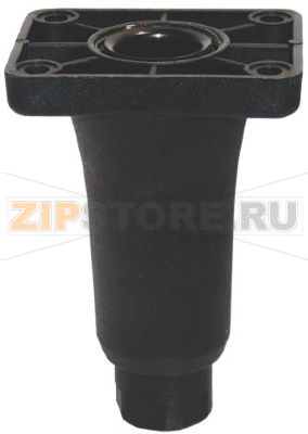 НОЖКА С ПЛАСТИКОВЫМ КВАДРАТНЫМ ОСНОВАНИЕМ 