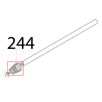 Molla barra tond. D18 CE Sirman Mirra 250 C
