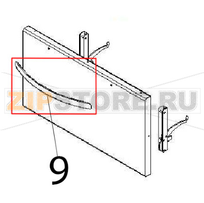 Maniglia Angelo Po 2G1PE2E Maniglia Angelo Po 2G1PE2EЗапчасть на деталировке под номером: 9