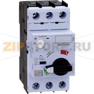 Автомат защиты двигателя 0.25 А, 1 шт WEG MPW40-3-C025 