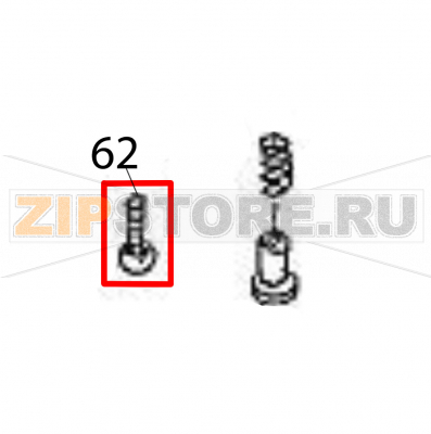 Bind head screw Sato HR224 TT Bind head screw Sato HR224 TTЗапчасть на деталировке под номером: 62Название запчасти на английском языке: Bind head screw Sato HR224 TT.