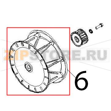 Fan Angelo Po FX61E1 Fan Angelo Po FX61E1Запчасть на деталировке под номером: 6