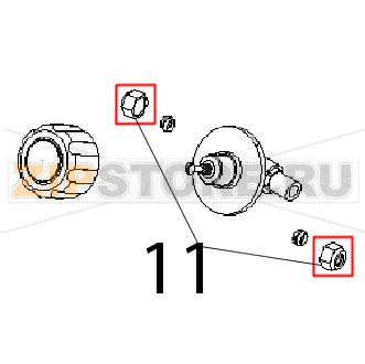 Serrabicono F Ø: 10 Angelo Po 191PD1G Serrabicono F Ø: 10 Angelo Po 191PD1GЗапчасть на деталировке под номером: 11