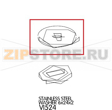 Stainless steel washer 6x24x2 Unox XV 303G Stainless steel washer 6x24x2 Unox XV 303GЗапчасть на деталировке под номером: 85Название запчасти на английском языке: Stainless steel washer 6x24x2 Unox XV 303G