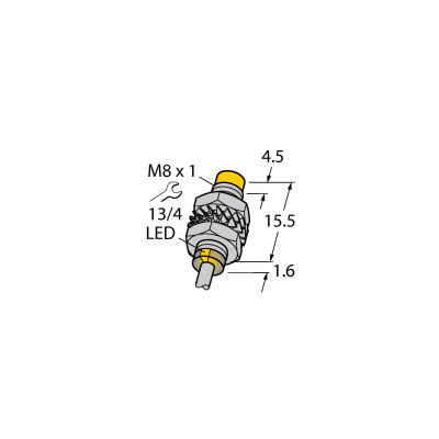 Датчик индуктивный Turck NI5-M08KK-AP6X 