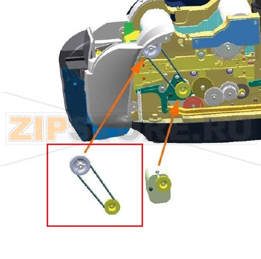 Система протяжки риббона Zebra ZXP 3 Система протяжки риббона Zebra ZXP 3Запчасть на сборочном чертеже под номером: 8Количество запчастей в устройстве: 1Название запчасти Zebra на английском языке: Kit Ribbon Drive System ZXP3
