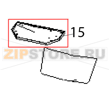 Display fixing plate Hurakan HKN-HBH850 Display fixing plate Hurakan HKN-HBH850Запчасть на деталировке под номером: 15