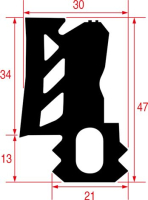 Profil gasket for cabinet door 10022788