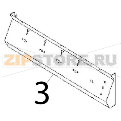 Upper control board Angelo Po 1G1PE2EV Upper control board Angelo Po 1G1PE2EVЗапчасть на деталировке под номером: 3