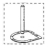 Center shaft & "O" Ring KitchenAid 5K5SS
