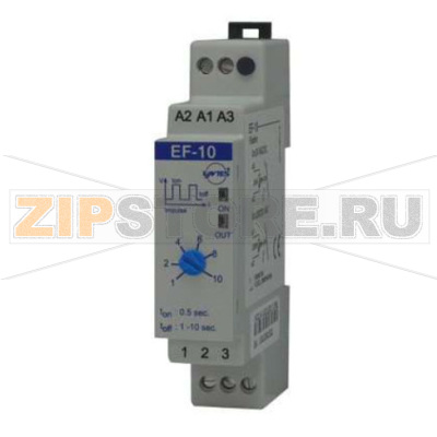 Реле времени 230 В/AC, 1-10 с Entes EF-10 